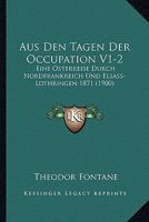 Aus Den Tagen Der Okkupation 3373000629 Book Cover