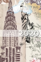 2020: Your personal organizer 2020 with cool pages of life personal organizer 2020 weekly and monthly calendar for 2020 in handy pocket size 6x9 with great new york design 1702464407 Book Cover