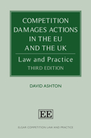 Competition Damages Actions in the Eu and the UK 1802209271 Book Cover