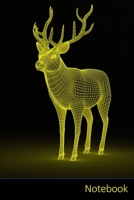 Notebook: Deer,  Dream,  Animal,  Fantasy themed Notebook / Journal / Diary / Composition book / Daily Planner - 6 x 9 inches (15,24 x 22,86 cm), 150 pages, glossy finish. 1699230617 Book Cover