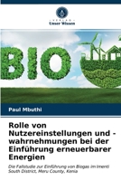 Rolle von Nutzereinstellungen und -wahrnehmungen bei der Einführung erneuerbarer Energien 6202832894 Book Cover