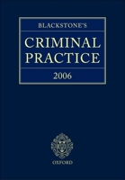 Blackstone's Criminal Practice 0199287694 Book Cover