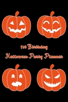 1st Birthday Halloween Party Planner: Prepare a Fun Get-Together Celebration with Family and Friends 1696130735 Book Cover