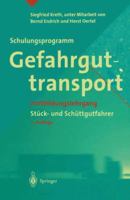 Schulungsprogramm Gefahrguttransport: Fortbildungslehrgang Stuck- Und Schuttgutfahrer 3662129752 Book Cover