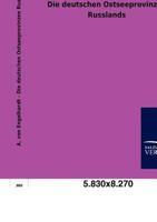 Die Deutschen Ostseeprovinzen Russlands 3846004723 Book Cover