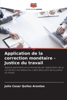 Application de la correction monétaire - Justice du travail: Aspects pertinents et controversés de l'application de la correction monétaire du crédit ... de la justice du travail 6206115933 Book Cover