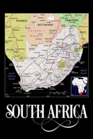 South Africa: Map of South Africa Notebook 1679239147 Book Cover