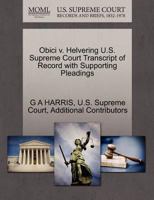 Obici v. Helvering U.S. Supreme Court Transcript of Record with Supporting Pleadings 1270296264 Book Cover