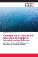 Cambios en el Tamaño del Microgap sometidos a fuerzas horizontales en: En Pilares Rectos De Tres Marcas De Implantes De Conexion externa 6202162708 Book Cover
