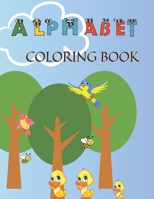 Alphabet coloring and tracing pages B0CFZL24W5 Book Cover
