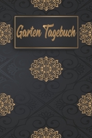 Gartentagebuch: Gartenplaner Notizbuch Pflanzkalender Jahresplaner und Journal Eintragbuch für den Garten. Für Hobbygärtner, Gartenfreunde und ... : Mandalas Schwarz Gold (German Edition) B083XRY6FJ Book Cover
