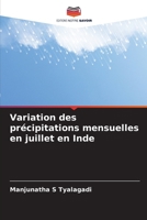 Variation des précipitations mensuelles en juillet en Inde (French Edition) 6202475587 Book Cover