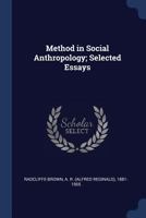 Method in Social Anthropology 1017478171 Book Cover