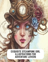 Exquisite Steampunk Girl Illustrations for Adventure Lovers: 50 Pages to Color Your Stress Away B0CCCVRS8Y Book Cover