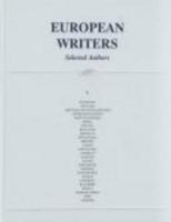 European Writers 1-2: The Middle Ages and the Renaissance 0684165945 Book Cover