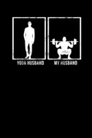 My Husband your Husband: Notebook, Journal, Diary, Planner 120 Pages Size: 6x9 in, DIN A5 with wide ruled pages. Perfect gift for Bodybuilders and weightlifter 1673705375 Book Cover