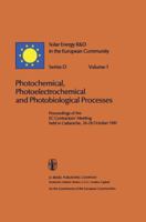 Photochemical, Photoelectrochemical and Photobiological Processes, Vol.1 (Solar Energy R&D in the Ec Series D:) 9027713715 Book Cover