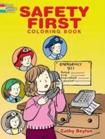 Safety First Coloring Book 048645164X Book Cover