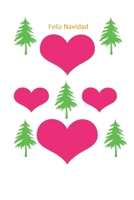 Feliz Navidad Cuaderno Regalo de Revista : Cuadernos Forrados / Regalos de Diario, 120 P?ginas, 6 ? 9, Tapa Blanda, Acabado Mate 1676496149 Book Cover