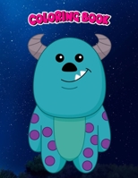 Coloring Book: Mr Sully, Children Coloring Book, 100 Pages to Color B096LTWR43 Book Cover