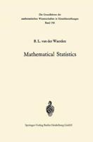 Mathematical Statistics 366222139X Book Cover