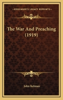 The War and Preaching 110440771X Book Cover