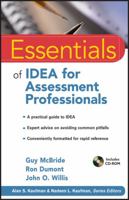 Essentials of Idea for Assessment Professionals 0470873922 Book Cover