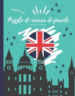 Puzzle di ricerca di parole Grande stampa: Vocabolario inglese di base, comprese le soluzioni: un rompicapo con insalata di lettere con parole inglesi ... che imparano l'inglese B088LKDV56 Book Cover
