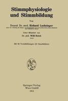 Stimmphysiologie Und Stimmbildung 3662230496 Book Cover