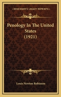 Penology in the United States 1240201885 Book Cover