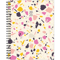 Modern Terrazzo 2023 8.5 X 11 Softcover Weekly Planner 1549230085 Book Cover