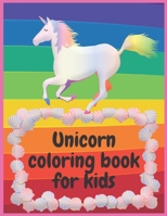 Unicorn coloring book for kids: ages 4-8 year (30 pages 8.5x11) coloring book cool B08HQ6JVVN Book Cover