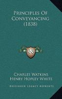 Principles of Conveyancing 1145128947 Book Cover