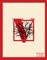 V 2020-2024 5 Year Planner: Beautiful Letter V Monogram 2020-2024 Daily, Monthly, Organizer, Appointment Scheduler, Personal Journal, Logbook, 60 Months Planner Calendar. 1671643127 Book Cover