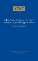 L'Esth?tique de l'Op?ra En France Au Temps de Jean-Philippe Rameau 0729404072 Book Cover