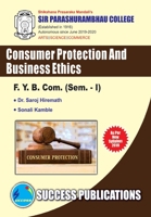 Consumer Protection & Business Ethics(F.Y.B.Com, S.P. College, Sem.-I) 9389066786 Book Cover
