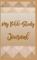 My Bible Study Journal 1707719209 Book Cover