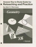Geometry:  Answer Key to Study Guide 0395470757 Book Cover