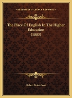 The Place Of English In The Higher Education 052680601X Book Cover