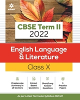 Arihant CBSE English Language & Literature Term 2 Class 10 for 2022 Exam 9325796651 Book Cover