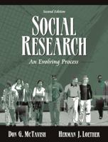 Social Research: An Evolving Process 0205337449 Book Cover