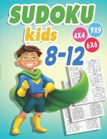 Sudoku Kids 8-12: 300 Sudoku Rätsel Im Format 9x9 In Einfach, Mittel Und Schwer B08KPYLVZF Book Cover