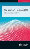 The Solicitor's Handbook 2022 1784461709 Book Cover