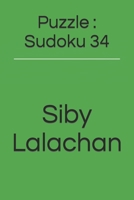 Puzzle : Sudoku 34 B0BJ7XW3FQ Book Cover