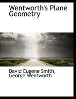 Wentworth's Plane Geometry 1017000107 Book Cover
