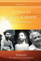 Homage to Amal Kiran (K.D. Sethna) 1950685624 Book Cover