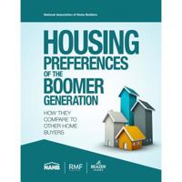 Housing Preferences of the Boomer Generation:: How They Compare to Other Home Buyers 0867187484 Book Cover