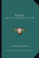 Poems: Original and Translated 1163892009 Book Cover