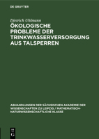 Ökologische Probleme Der Trinkwasserversorgung Aus Talsperren 3112571231 Book Cover