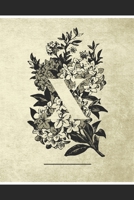 X: Mindfulness Journal for Self Care - Diary To Write Peaceful Thoughts - Monogrammed Notebook for Black Christian Women 1673190928 Book Cover